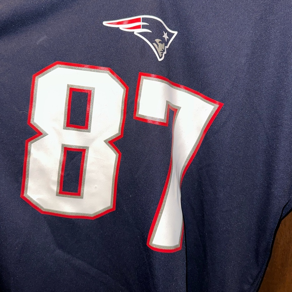 NFL patriots Gronkowski tshirt jersey